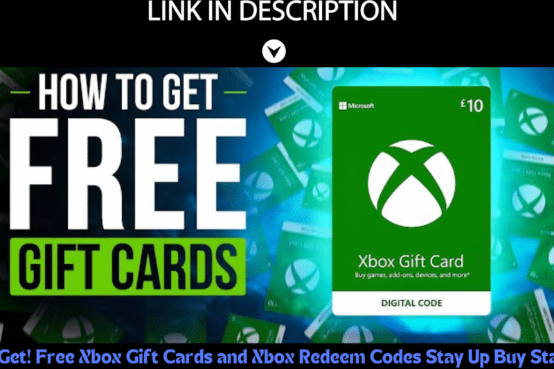 Xbox Redeem Code – Free Gift Card Xbox (100% Working Methods)